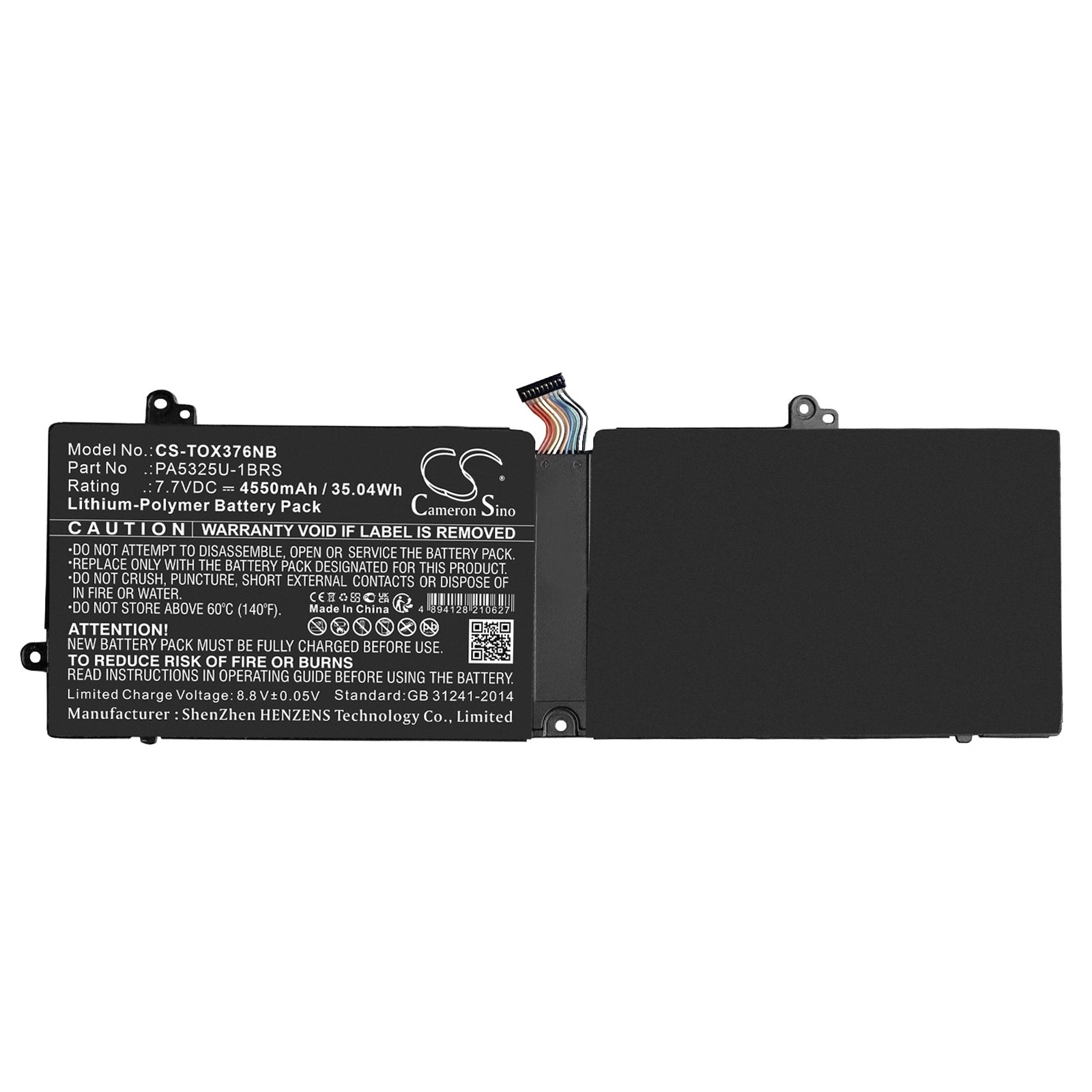 Li-Polymer, Notebook, Laptop Battery fits Toshiba Port G X30t-e-113, Portege X30, 7.7V, 4550mAh Notebook, Laptop Cameron Sino Technology Limited