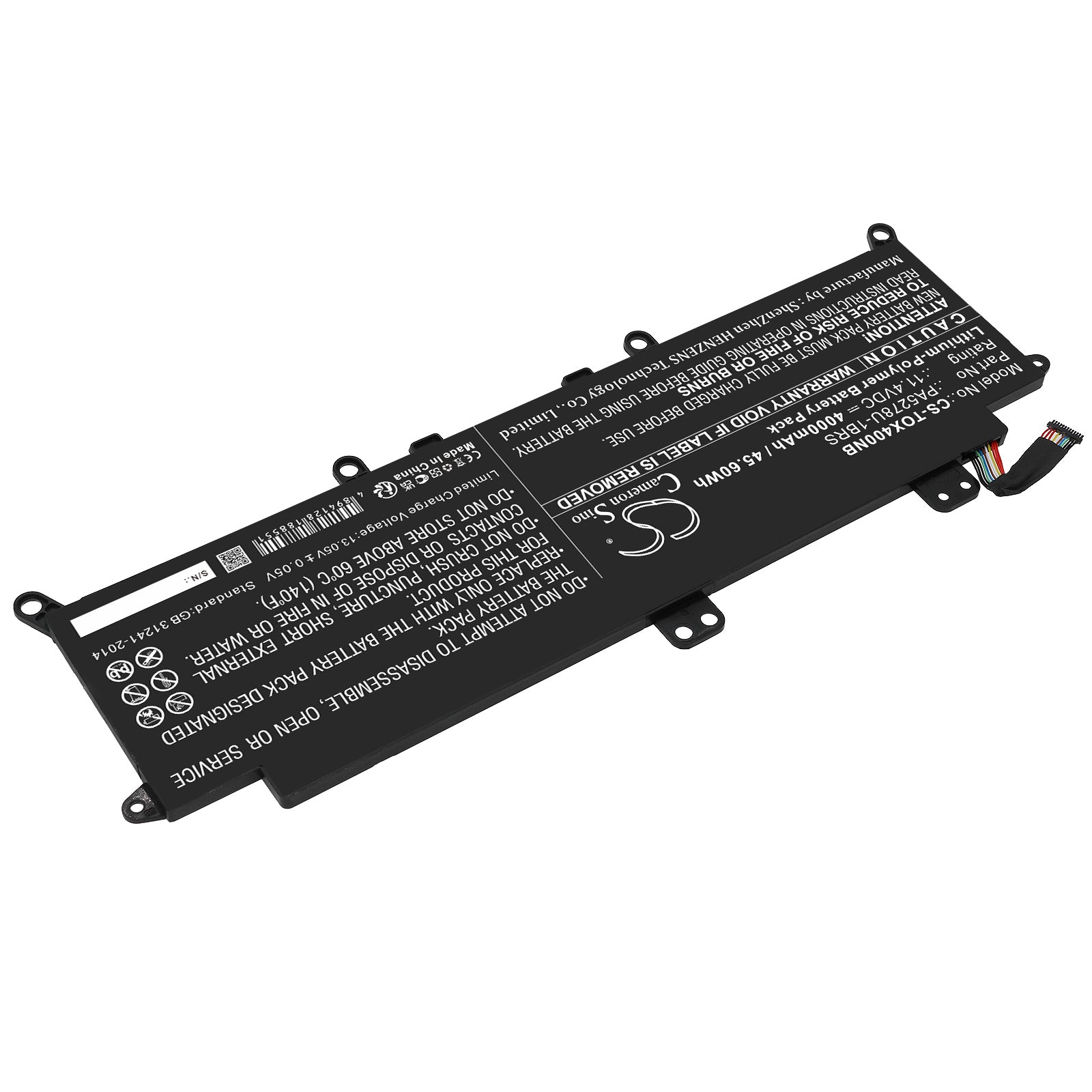 Li-Polymer, Notebook, Laptop Battery fits Toshiba Portege X30, Portege X30-d, 11.4V, 4000mAh Notebook, Laptop Cameron Sino Technology Limited