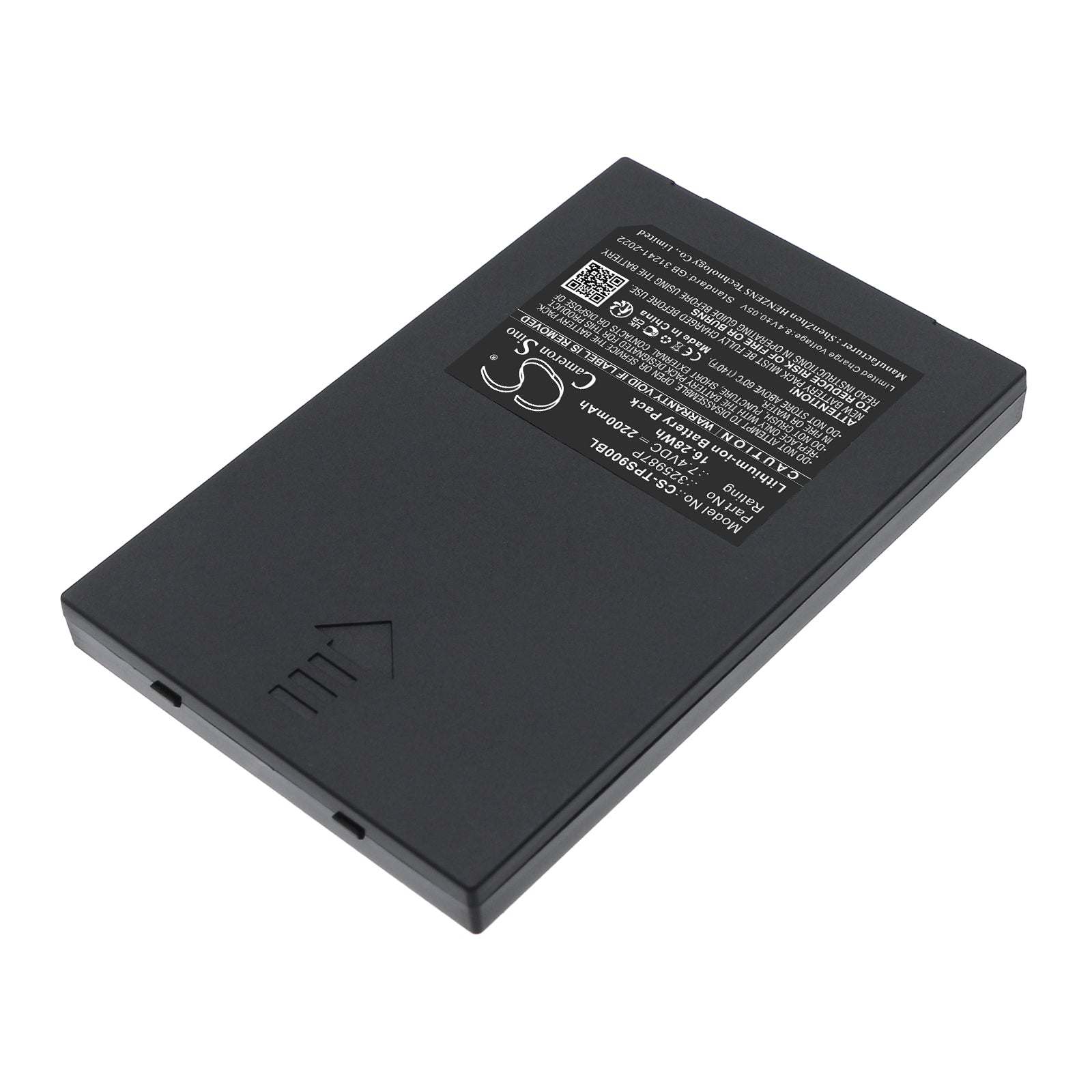 7.4V, Li-ion, 2200mAh, Battery fits Telpo TPS900, 16.28Wh Payment Terminal Cameron Sino Technology Limited