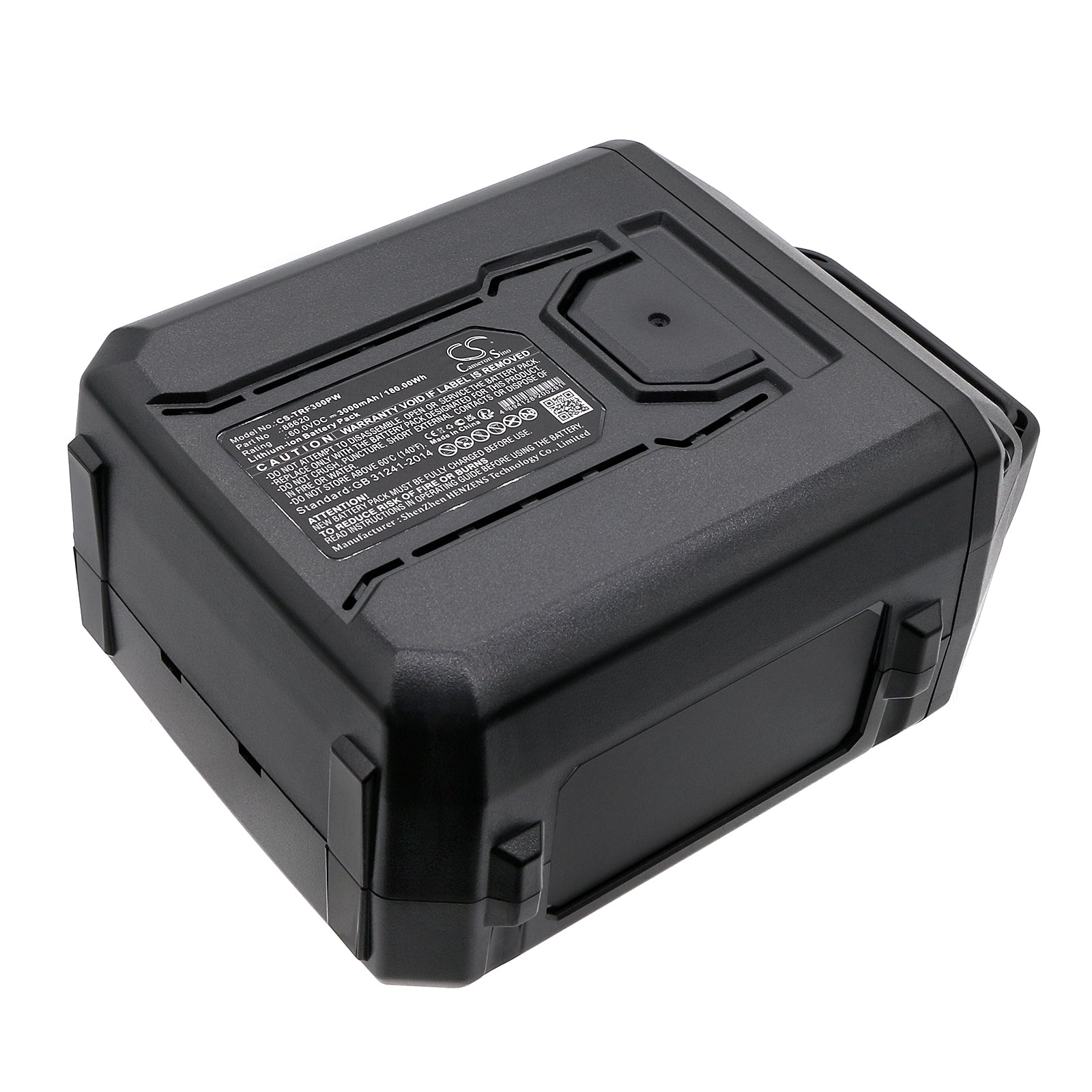 Li-ion, Lawn Mowers Battery fits Toro 120 Mph Brushless Leaf Blower, 16 In. (40.6 Cm) Brushless Cha, 60.0V, 3000mAh Lawn Mowers Cameron Sino Technology Limited