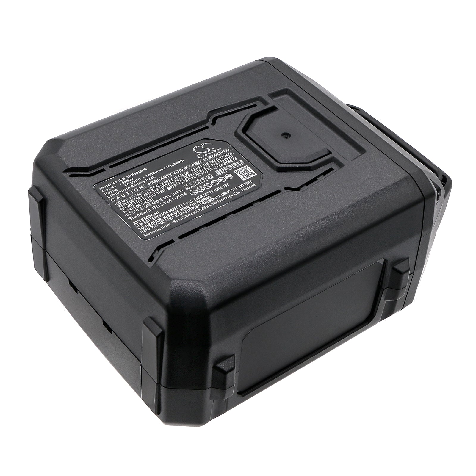 Li-ion, Lawn Mowers Battery fits Toro 120 Mph Brushless Leaf Blower, 16 In. (40.6 Cm) Brushless Cha, 60.0V, 5000mAh Lawn Mowers Cameron Sino Technology Limited