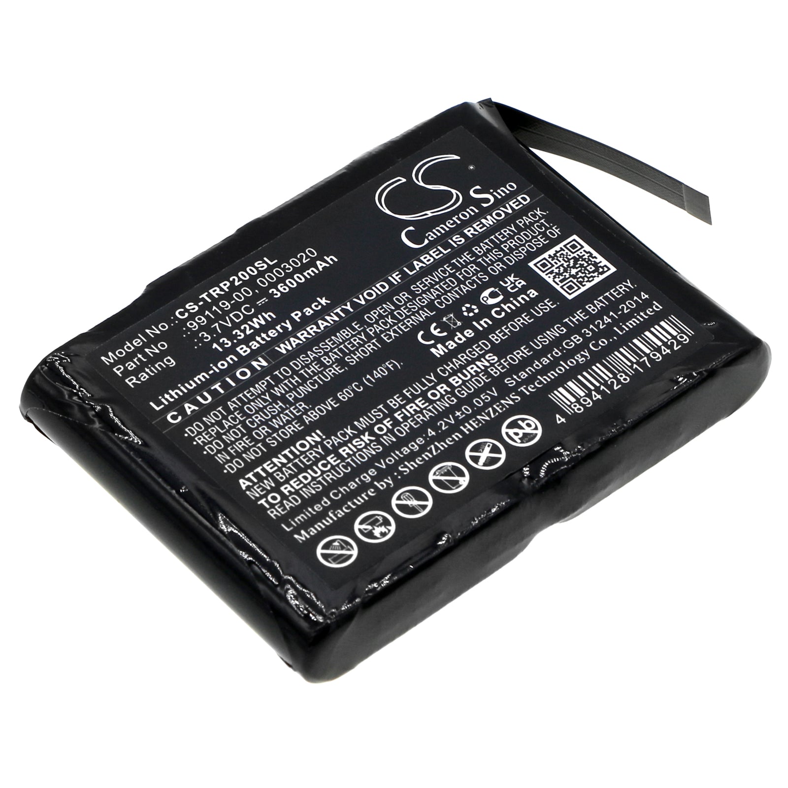Li-ion, Equipment, Survey, Test Battery fits Trimble Pg200, R1, 3.7V, 3600mAh Equipment, Survey, Test Cameron Sino Technology Limited