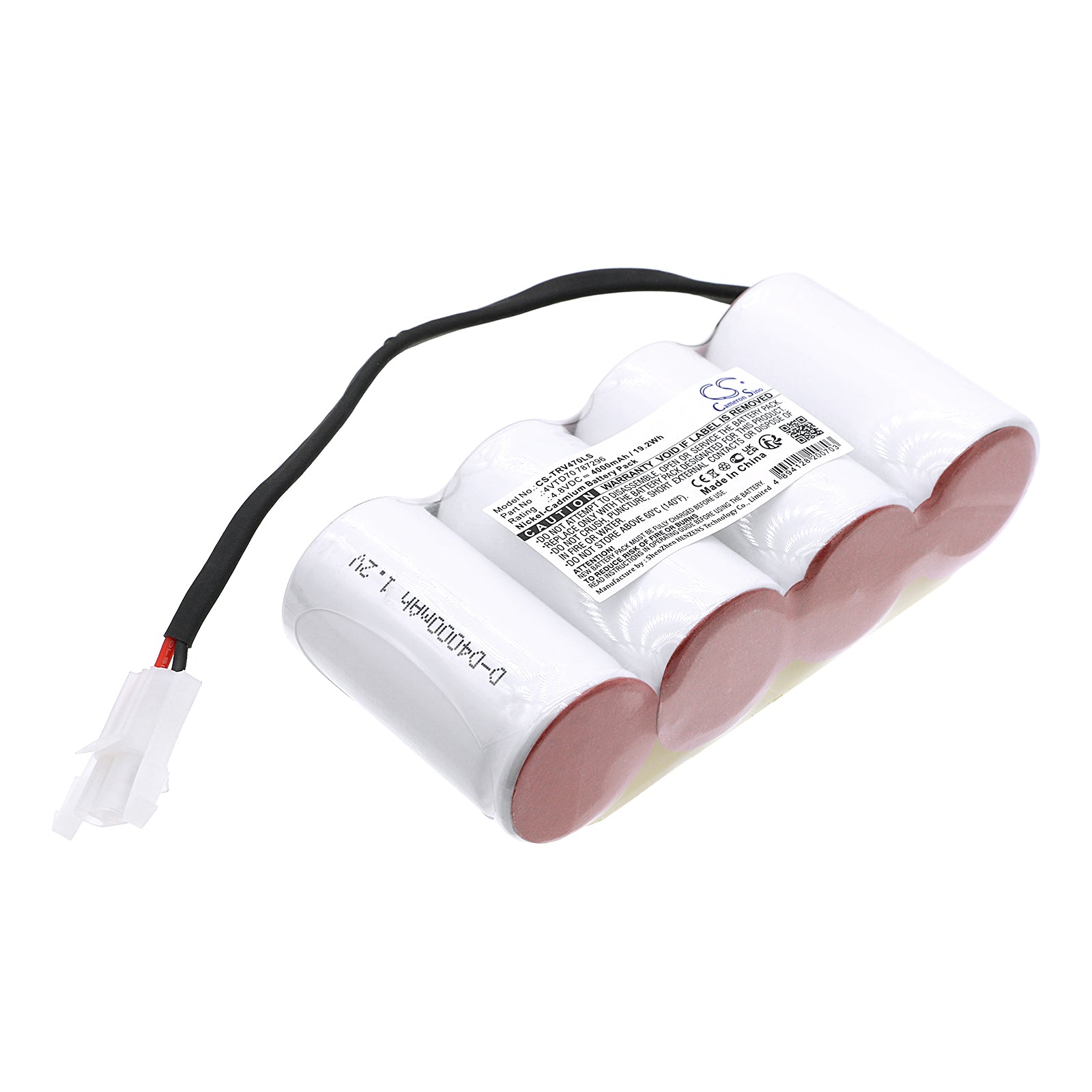 Ni-CD, Emergency Lighting Battery fits Thorn Voyager Twinspot, Lite-plan Hrn/4-k, 4.8V, 4000mAh Emergency Lighting Cameron Sino Technology Limited