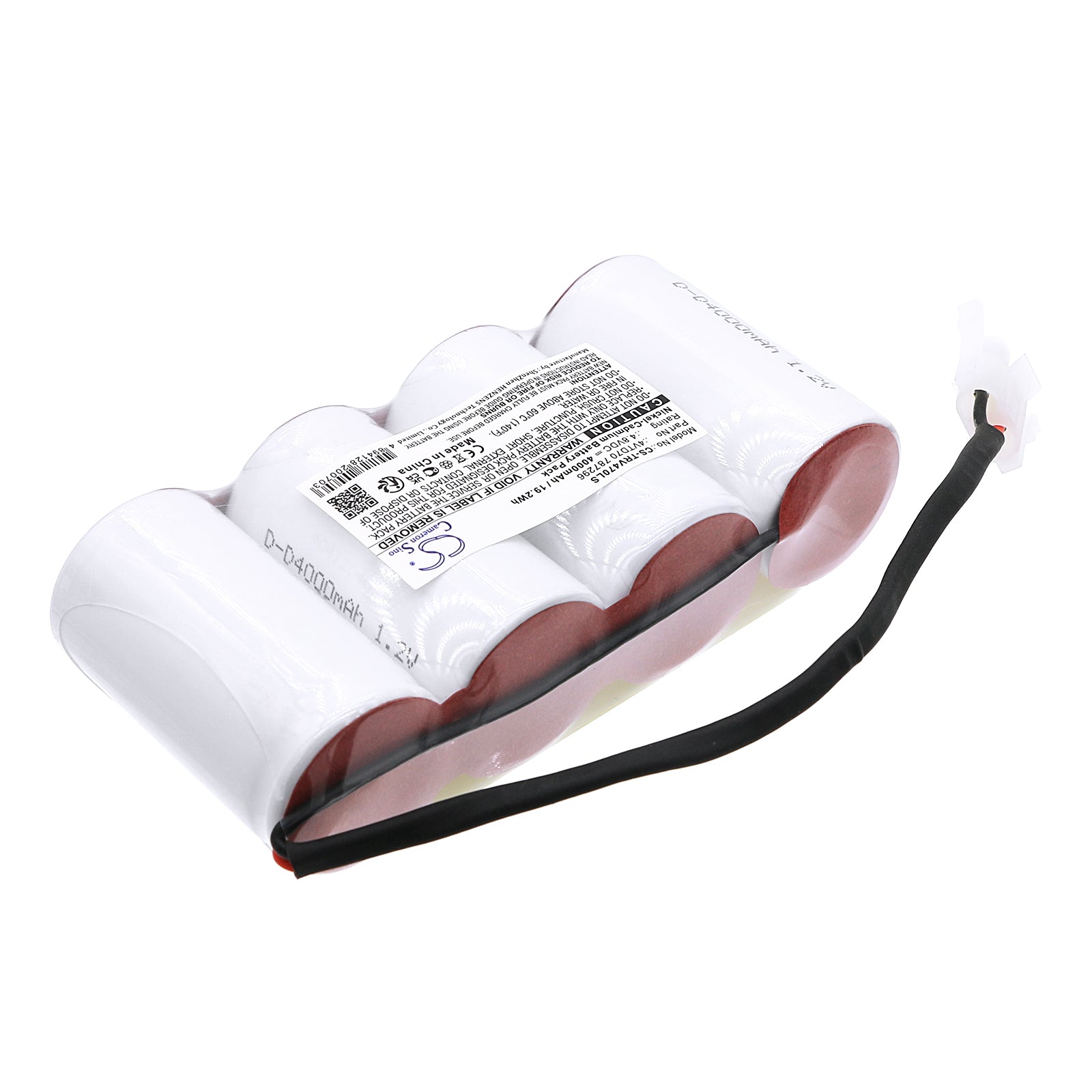 Ni-CD, Emergency Lighting Battery fits Thorn Voyager Twinspot, Lite-plan Hrn/4-k, 4.8V, 4000mAh Emergency Lighting Cameron Sino Technology Limited