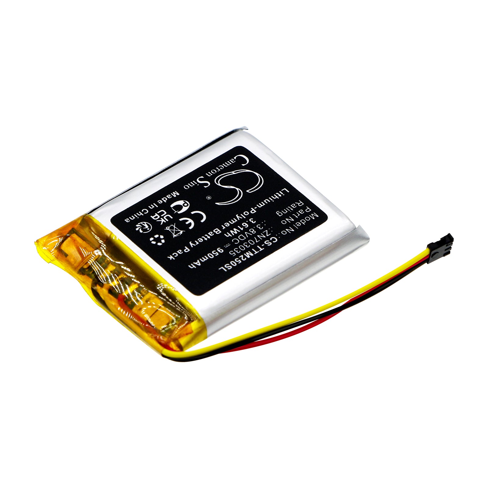Li-Polymer, Equipment, Survey, Test Battery fits Teltonika Tm250, 3.8V, 950mAh Equipment, Survey, Test Cameron Sino Technology Limited