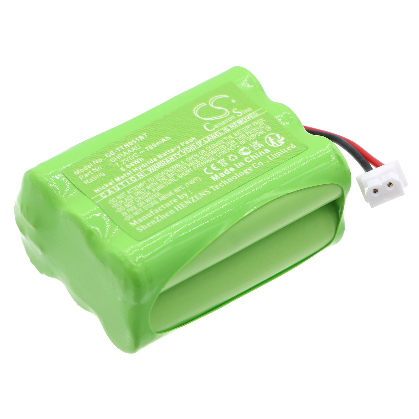 Ni-MH, Alarm System Battery fits Iti 34-051, 422-1891, 7.2V, 700mAh Alarm System Cameron Sino Technology Limited