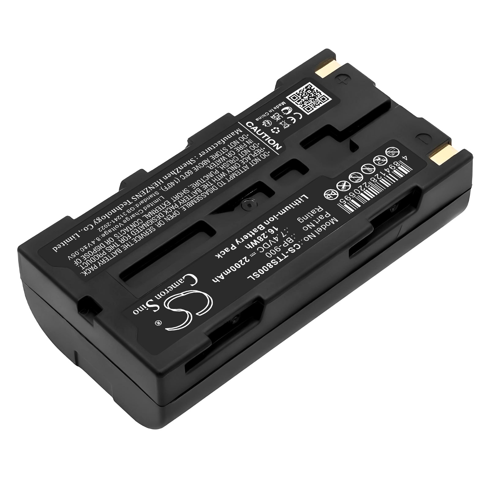 7.4V, Li-ion, 2200mAh, Battery fits TOA TS-800, TS-801, 16.28Wh Communication & Conferencing Cameron Sino Technology Limited