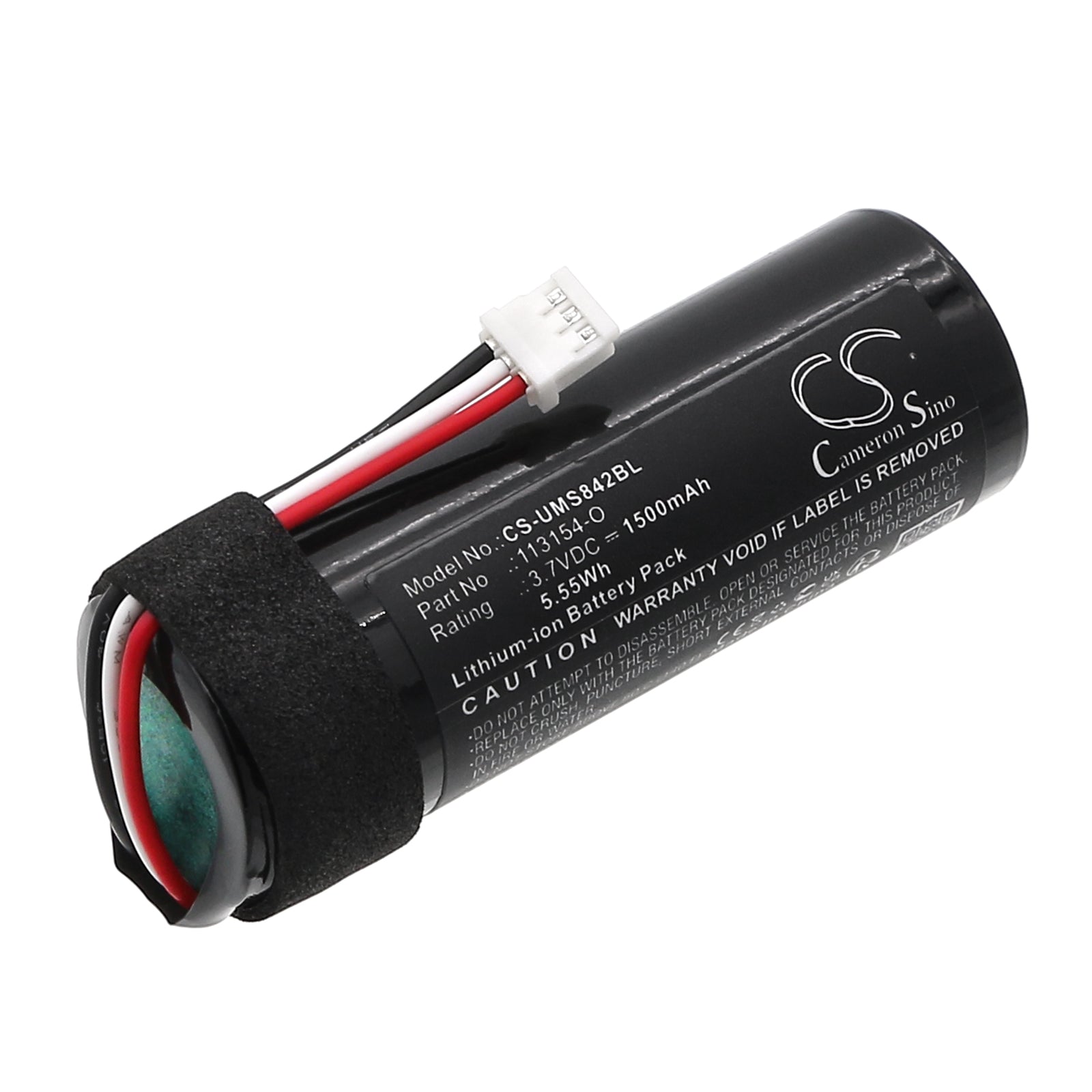 3.7V, Li-ion, 1500mAh, Battery fits Unitech HT-1853, MS840, 5.55Wh Barcode Scanner Cameron Sino Technology Limited