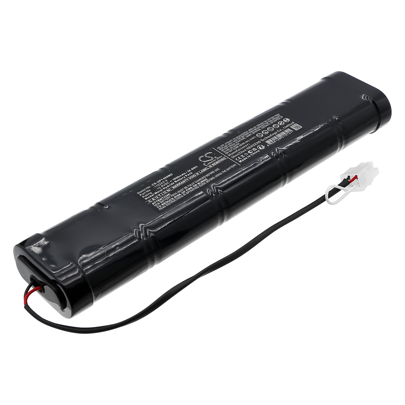 12V, Ni-MH, 3000mAh, Battery fits Uniphy Uniphy 409, 36Wh Medical Cameron Sino Technology Limited