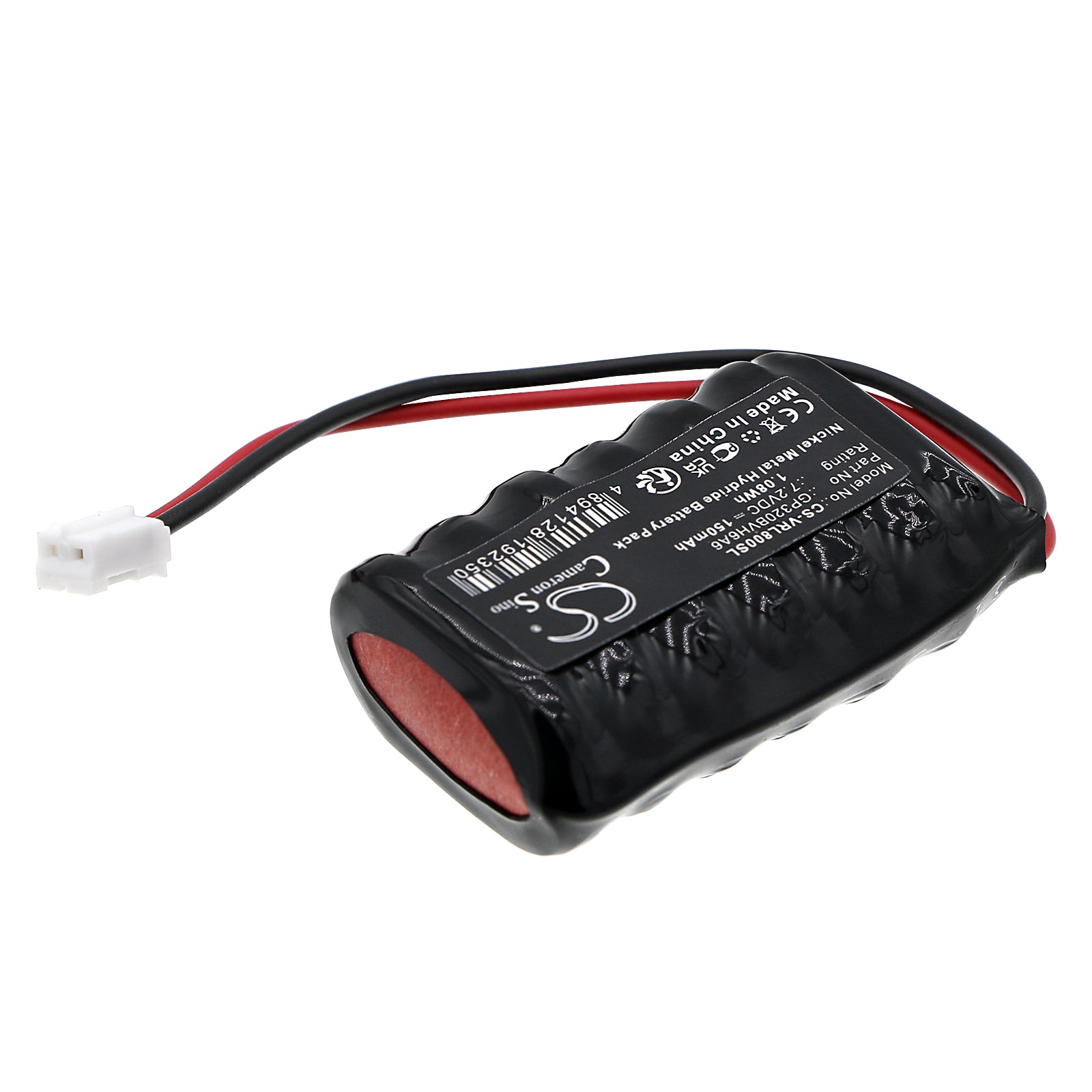 Ni-MH, Siren Alarm Battery fits Volvo 8622268, 8637399, 7.2V, 150mAh Siren Alarm Cameron Sino Technology Limited