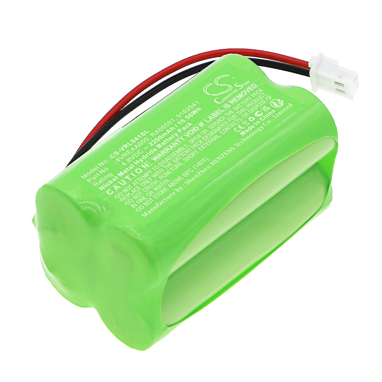 Ni-MH, Siren Alarm Battery fits Volvo C70, S70, 4.8V, 2200mAh Siren Alarm Cameron Sino Technology Limited