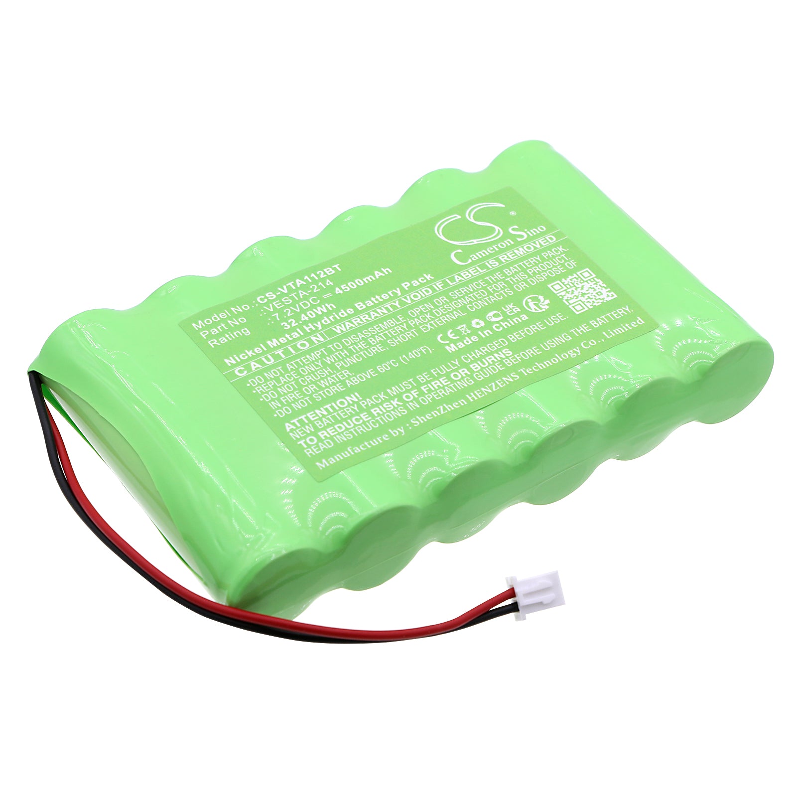 Ni-MH, Alarm System Battery fits Vesta Hybrid Power Plants, Vesta-111-nimh, 7.2V, 4500mAh Alarm System Cameron Sino Technology Limited