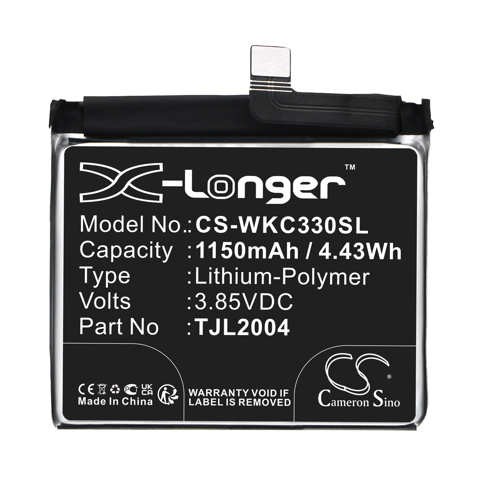 Li-Polymer, Mobile, SmartPhone Battery fits Wiko C330, Rakuten Mini, 3.85V, 1150mAh Mobile, SmartPhone Cameron Sino Technology Limited
