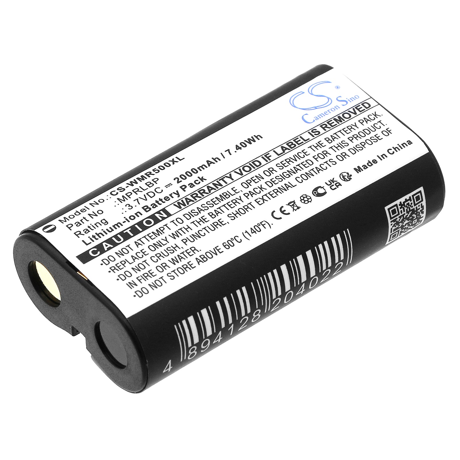 Li-ion, Wireless Headset Battery fits Wisycom Mpr30-eng, Mpr30-iem, 3.7V, 2000mAh Wireless Headset Cameron Sino Technology Limited