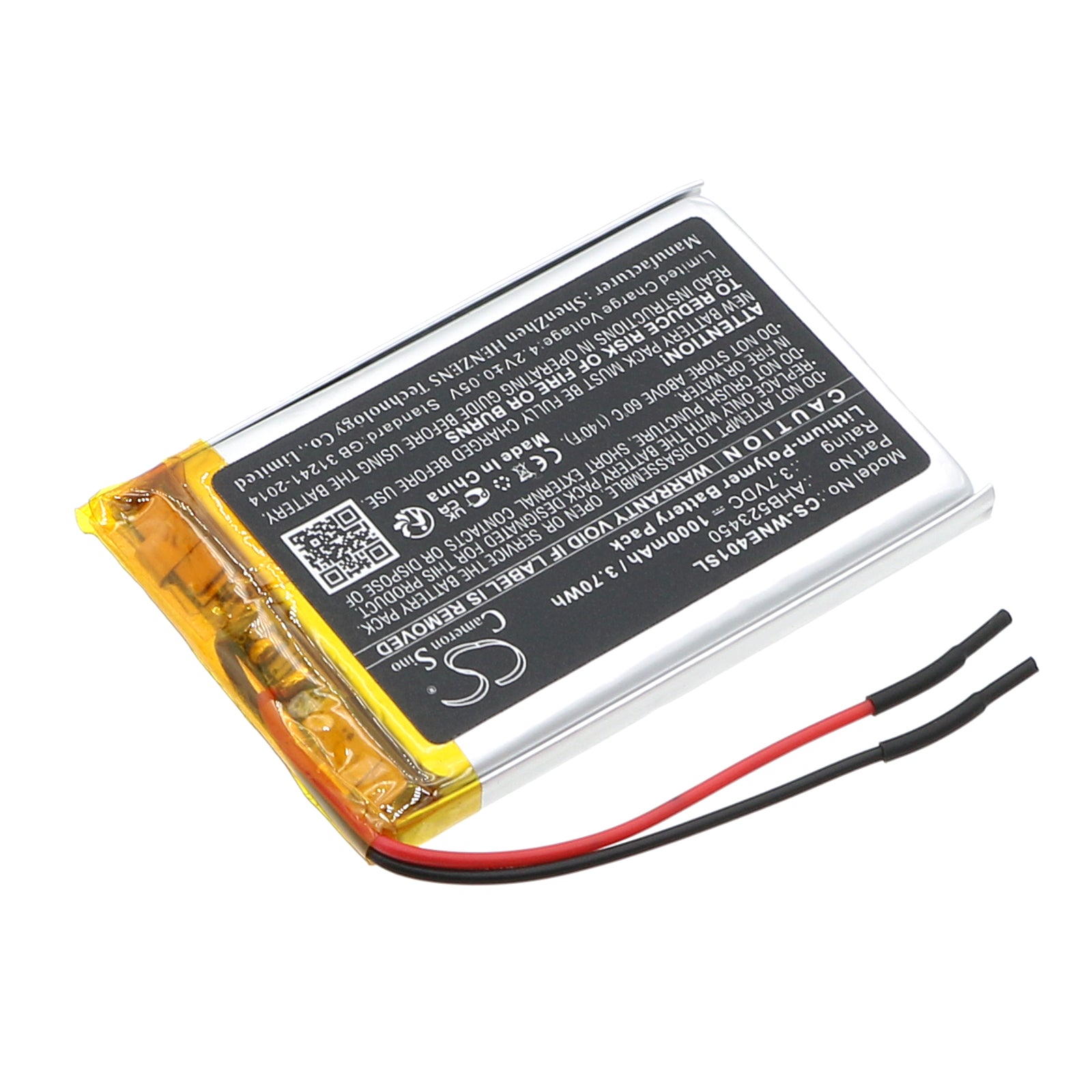 Li-Polymer, GPS, Navigator Battery fits Weenect Silber We401, 3.7V, 1000mAh GPS, Navigator Cameron Sino Technology Limited