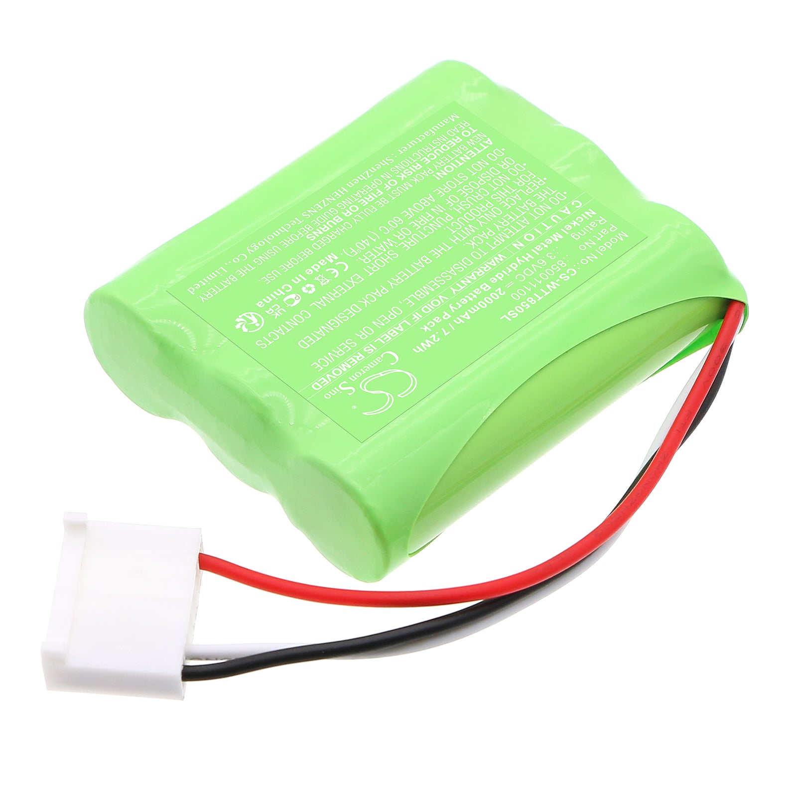 3.6V, Ni-MH, 2000mAh, Battery fits WITT Oxybaby, 7.2Wh Equipment, Survey, Test Cameron Sino Technology Limited