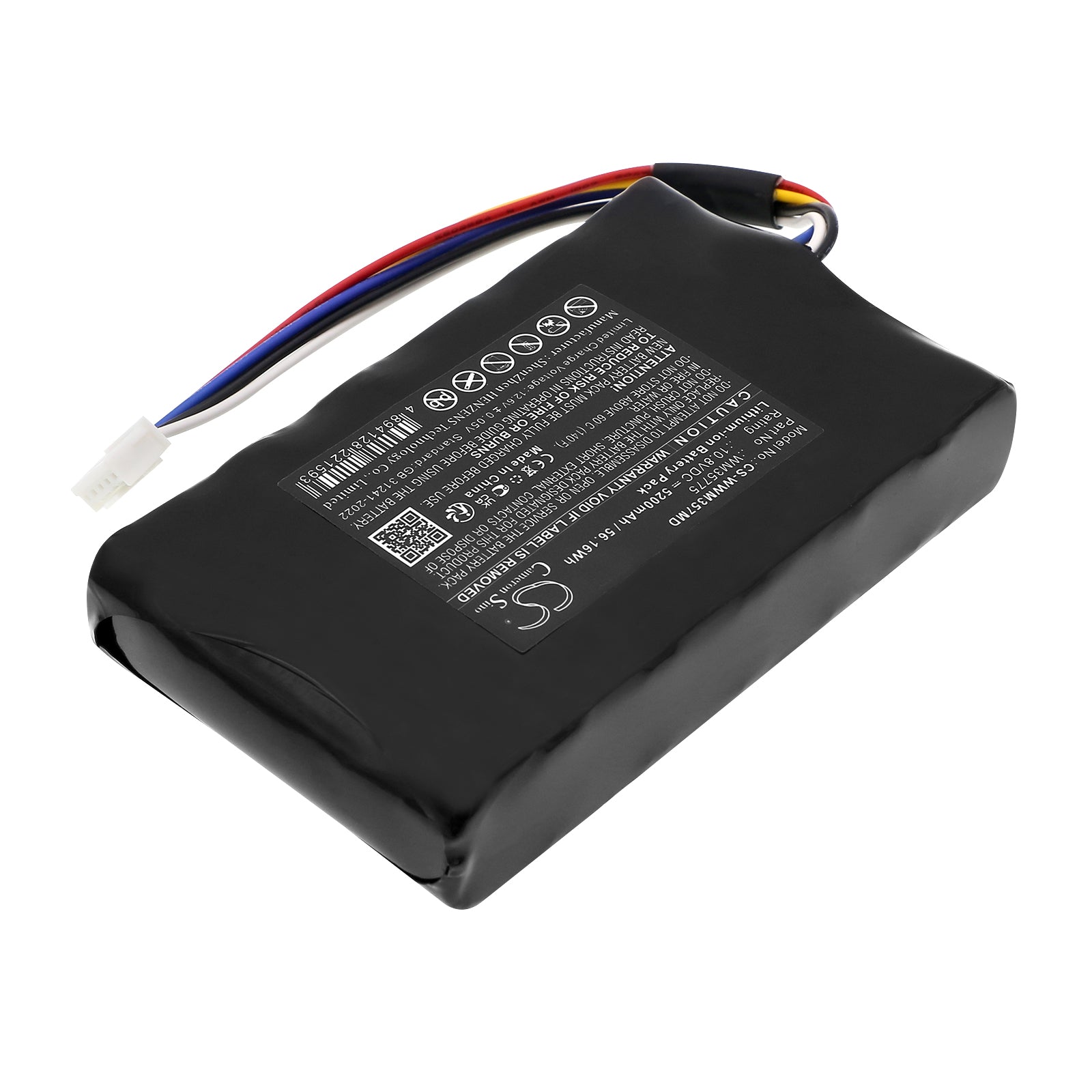 10.8V, Li-ion, 5200mAh, Battery fits Weinmann Meduvent Standard, 56.16Wh Medical Cameron Sino Technology Limited