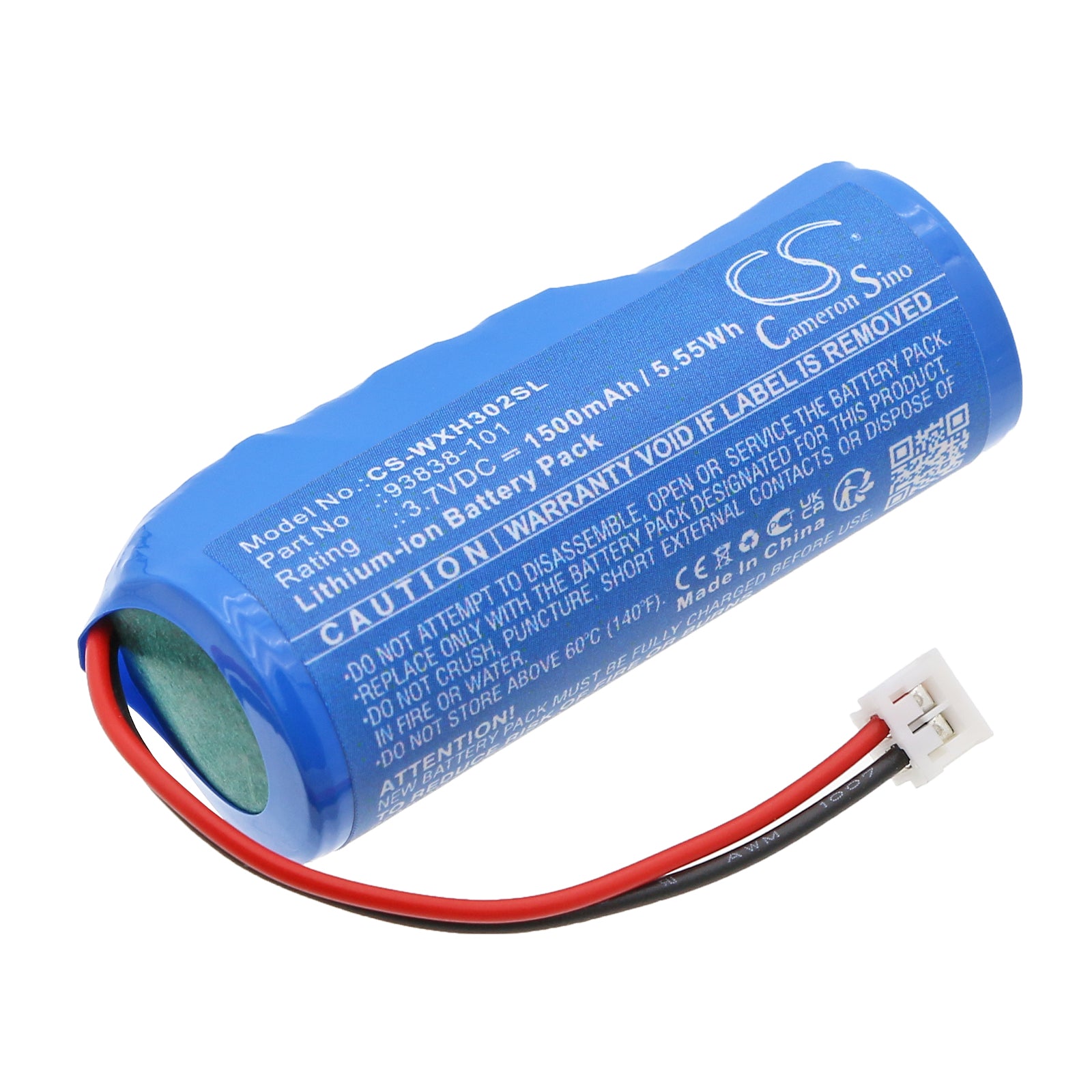 3.7V, Li-ion, 1500mAh, Battery fits Wahl Detailer Cordless Trimmer, 5.55Wh Shaver Cameron Sino Technology Limited