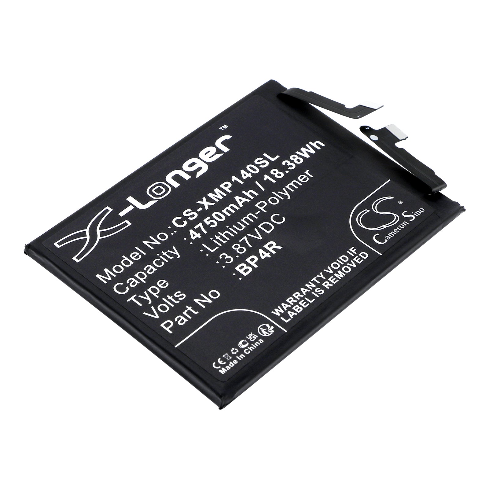 Li-Polymer, Mobile, SmartPhone Battery fits Xiaomi 14 Pro, 3.87V, 4750mAh Mobile, SmartPhone Cameron Sino Technology Limited