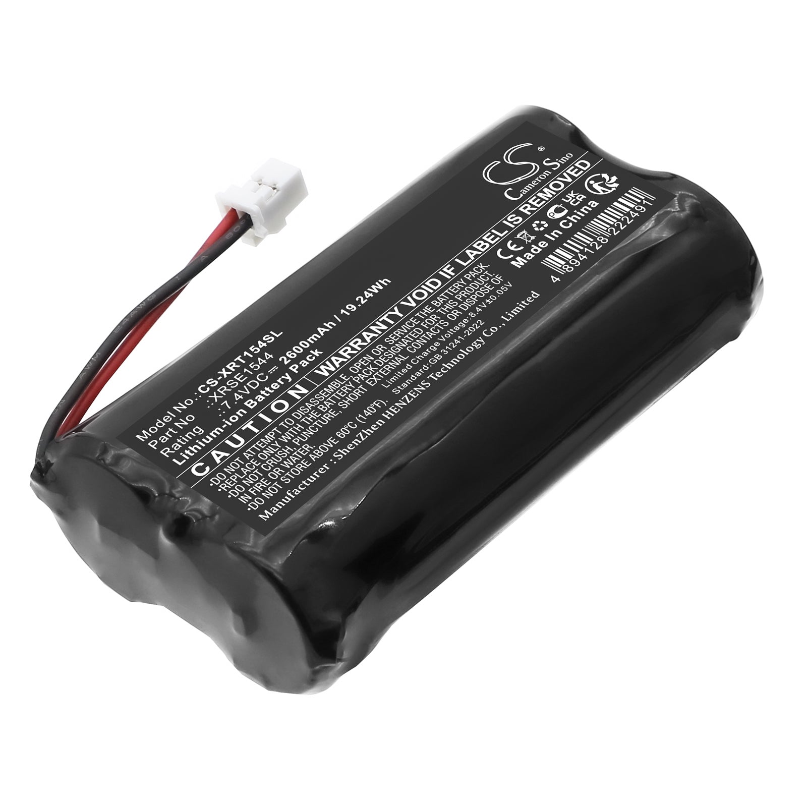 7.4V, Li-ion, 2600mAh, Battery fits X-Rite SE15-44, SE15-46, 19.24Wh Equipment, Survey, Test Cameron Sino Technology Limited