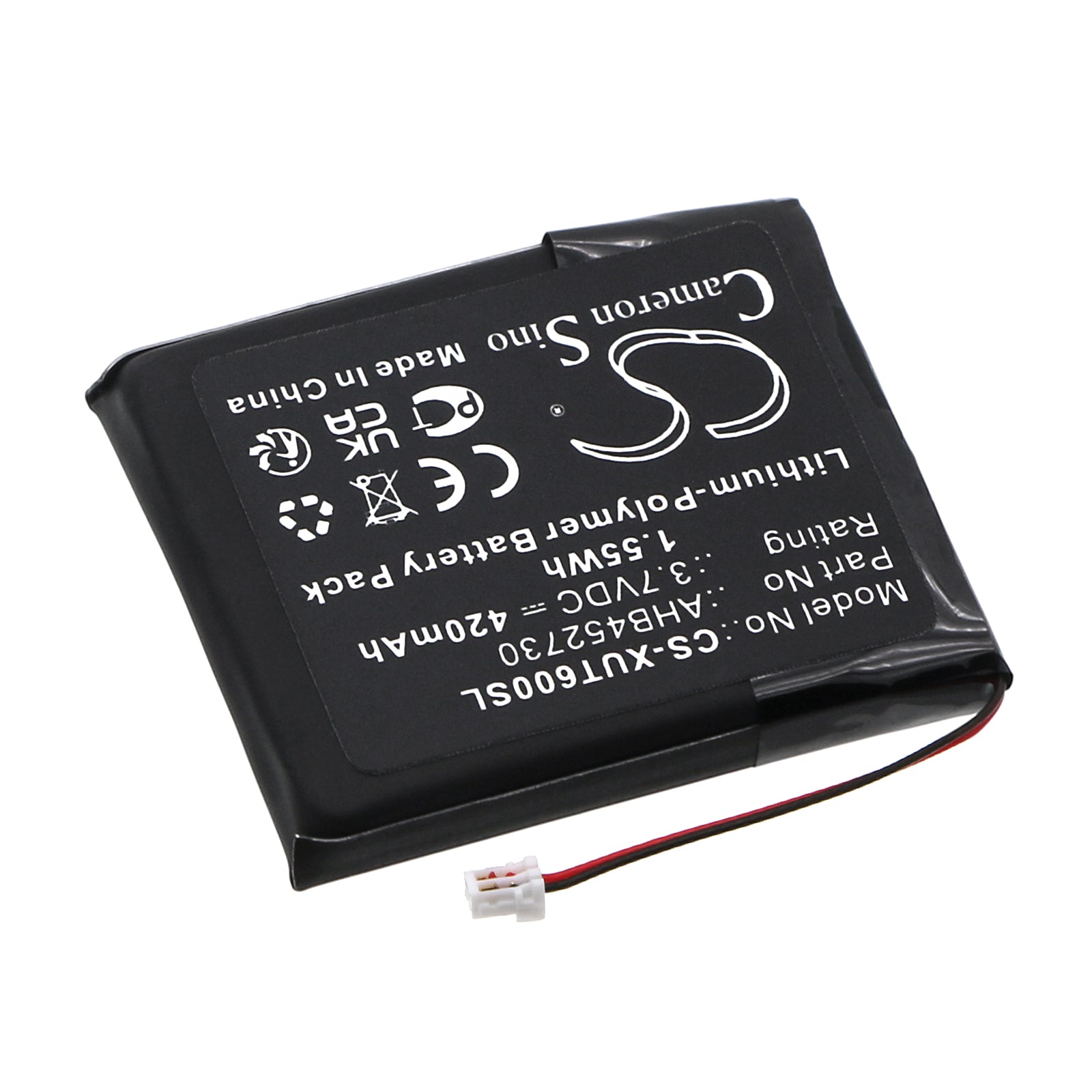 Li-Polymer, Transmitters & Receiver Battery fits Xvive U6 Wireless Microphone Transmi, 3.7V, 420mAh Transmitters & Receiver Cameron Sino Technology Limited