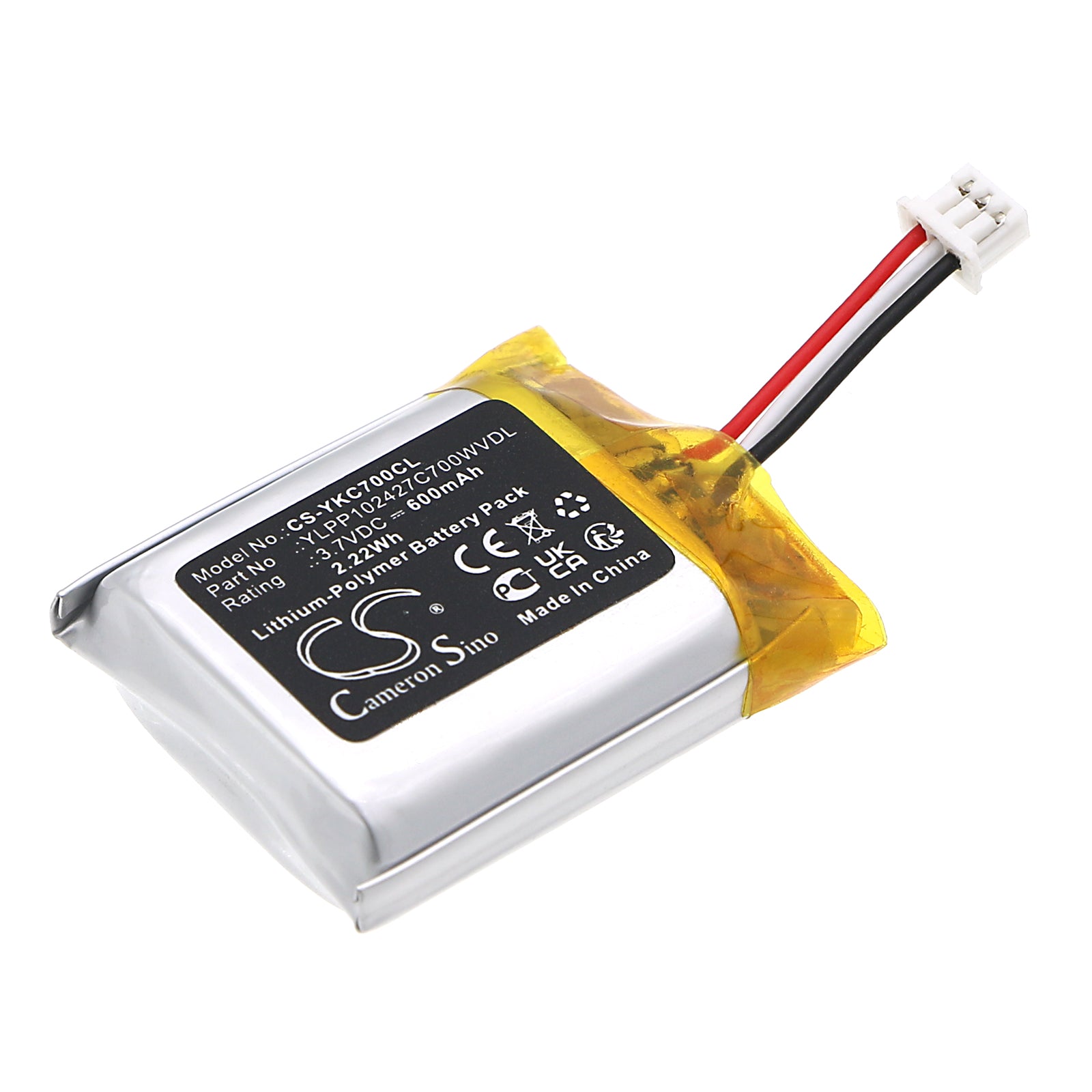 Li-Polymer, Communication & Conferencing Battery fits Yealink Cp700, 3.7V, 600mAh Communication & Conferencing Cameron Sino Technology Limited