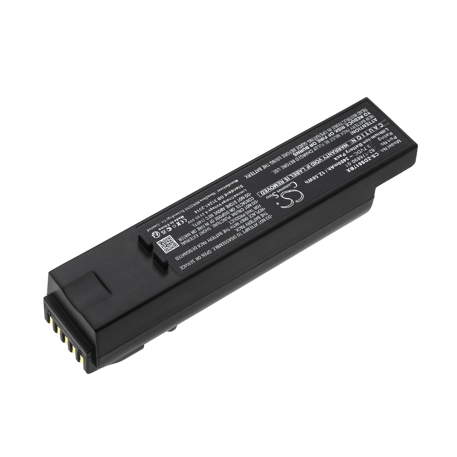 Li-ion, Barcode Scanner Battery fits Zebra Ds8100, Ds8170, 3.7V, 3400mAh Barcode Scanner Cameron Sino Technology Limited