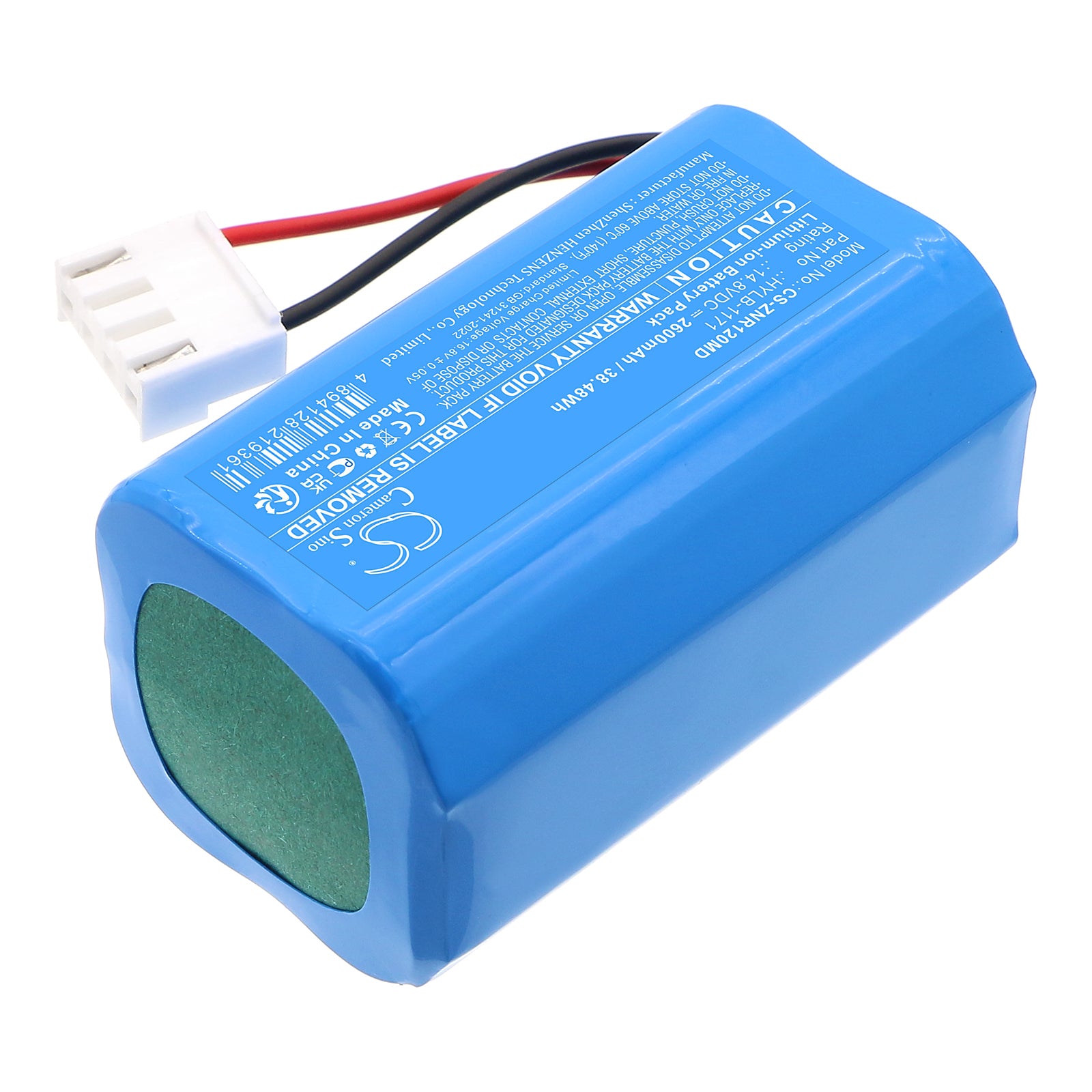 14.8V, Li-ion, 2600mAh, Battery fits Zoncare ATOM ECG-6A, ZQ-1206, 38.48Wh Medical Cameron Sino Technology Limited