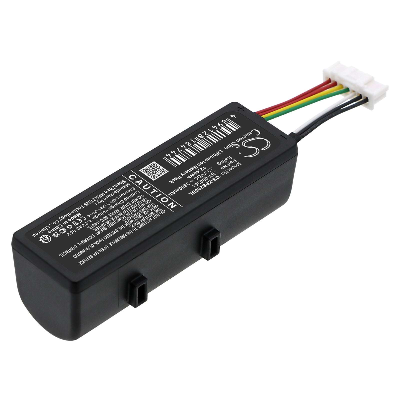 Li-ion, Barcode Scanner Battery fits Zebra Ps20, Ps20j, 3.7V, 3350mAh Barcode Scanner Cameron Sino Technology Limited