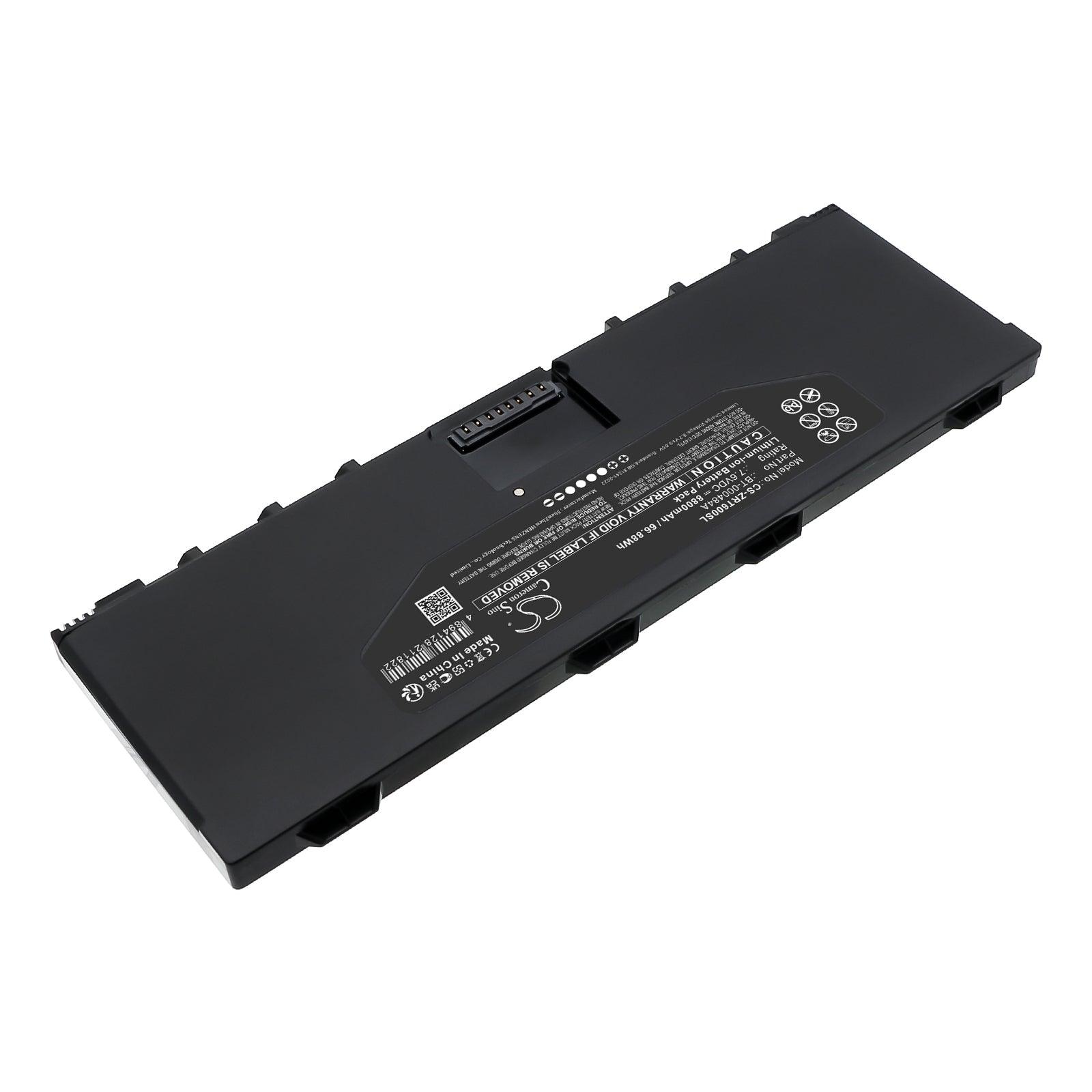 7.6V, Li-ion, 8800mAh, Battery fits Zebra ET6X, ET6XW, 66.88Wh Tablet Cameron Sino Technology Limited