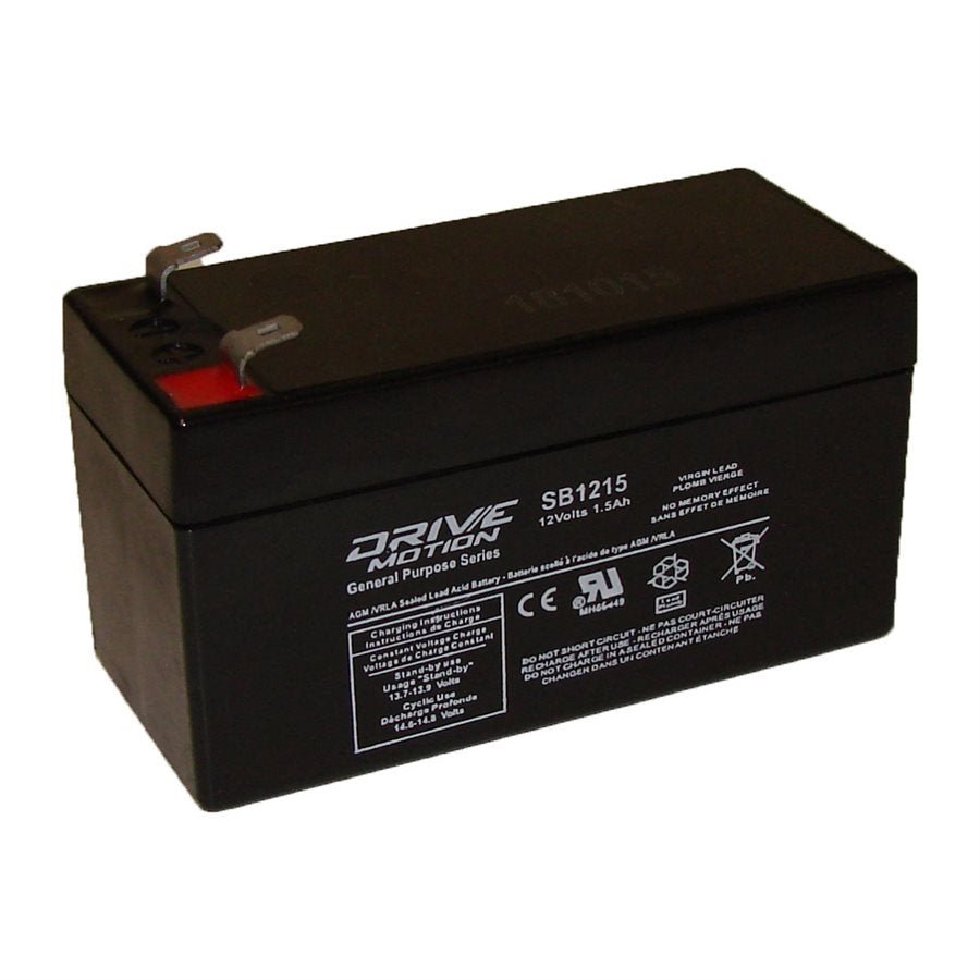 AGM Battery fits 12V-1.3 Ah Sealed Lead Acid Batteries Drivemotion