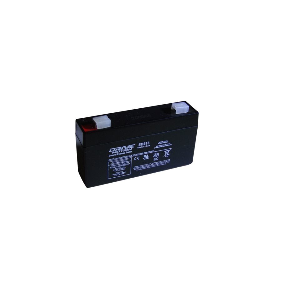 AGM Battery fits 6V-1.3 Ah Sealed Lead Acid Batteries Drivemotion