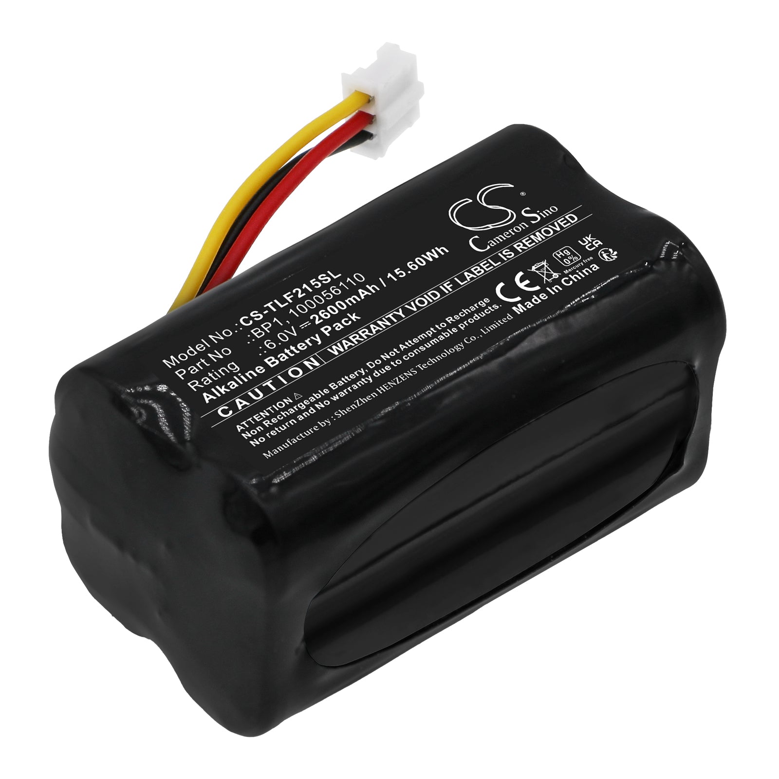 Alkaline, Alarm System Battery fits Comstar Comstar F215, Comstar F225, 6.0V, 2600mAh Alarm System Cameron Sino Technology Limited