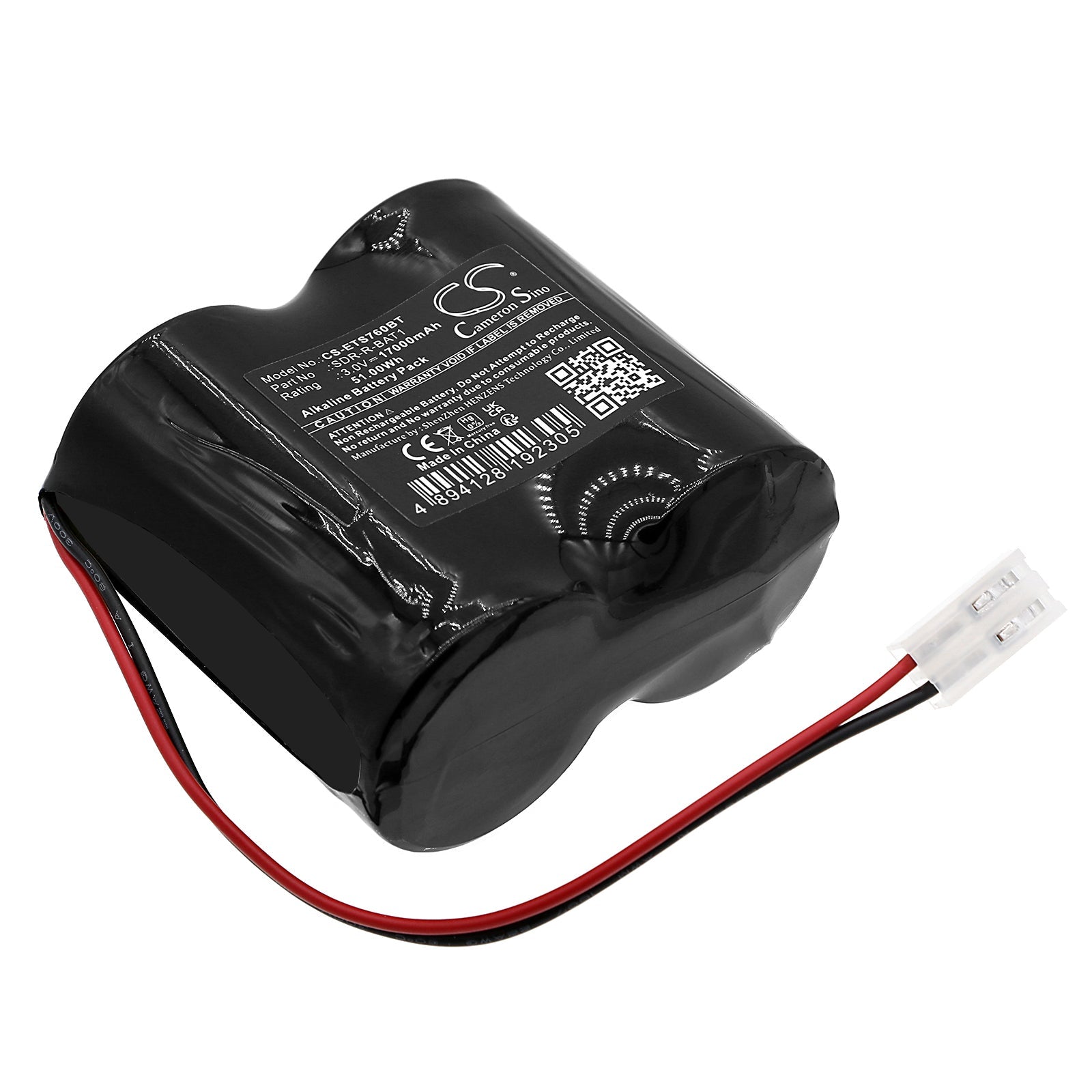Alkaline, Alarm System Battery fits Eaton 760es Alarm, Scantronic 760sb, 3.0V, 17000mAh Alarm System Cameron Sino Technology Limited
