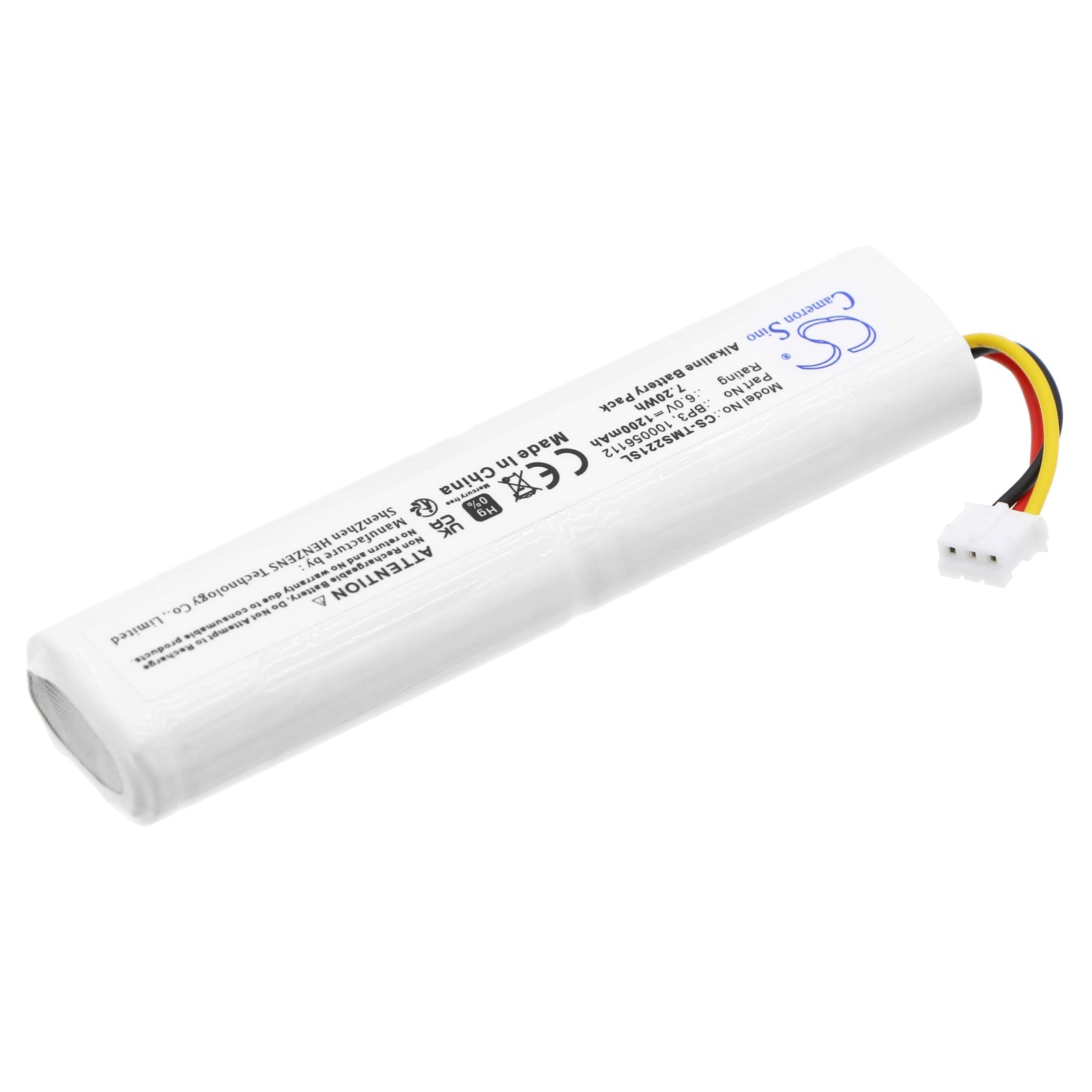 Alkaline, Alarm System Battery fits Telenot Akg233, Dss2, 6.0V, 1200mAh Alarm System Cameron Sino Technology Limited