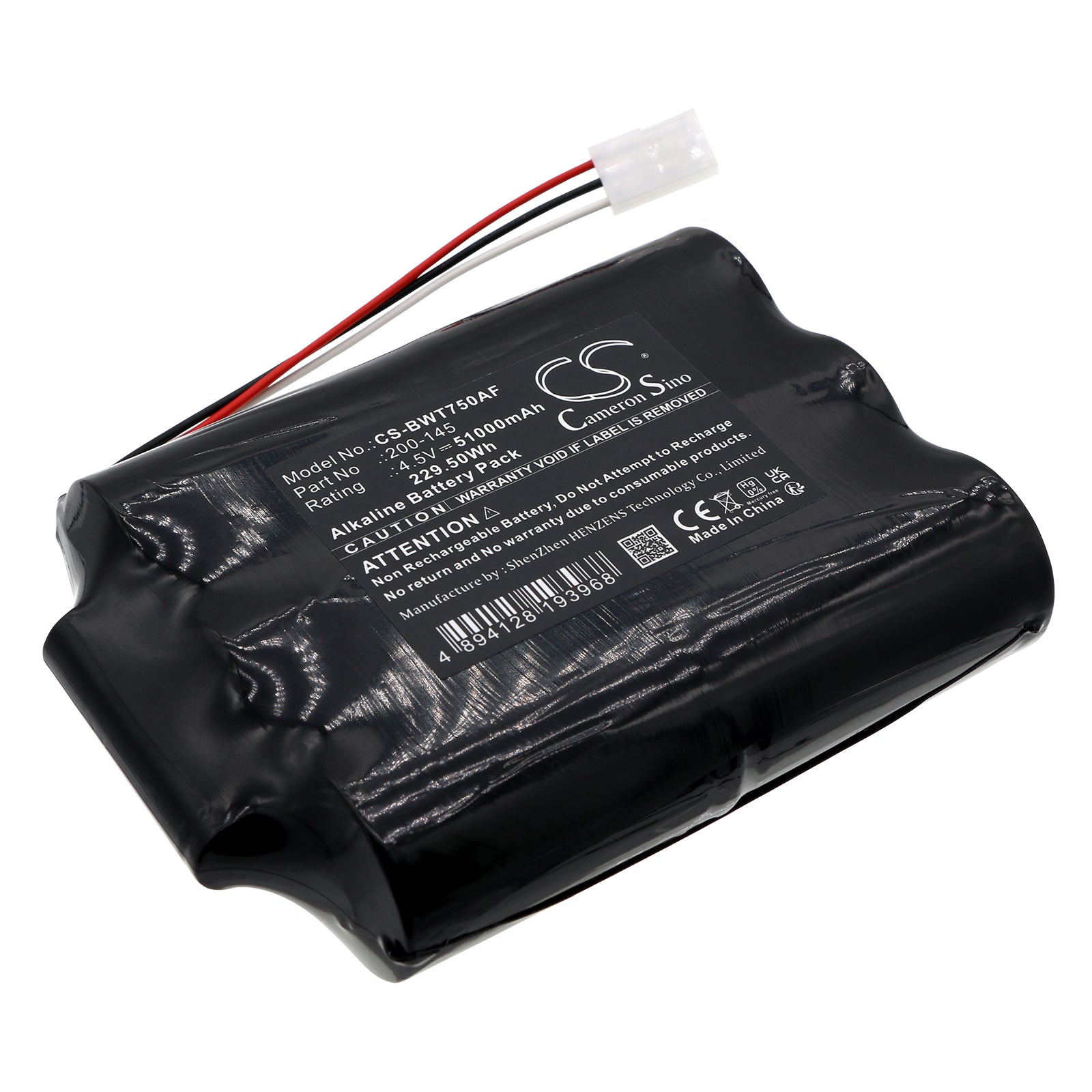 Alkaline, Automatic Flusher Battery fits Bay West 750tfwr, 800 Wave Dispenser, 4.5V, 51000mAh Automatic Flusher Cameron Sino Technology Limited