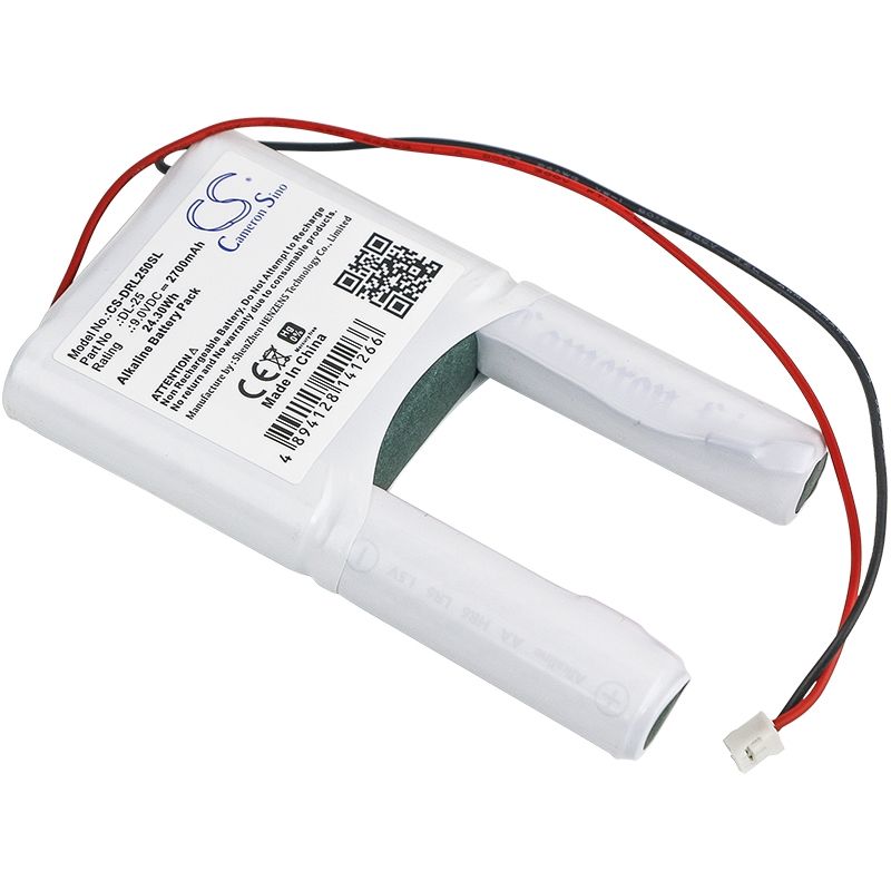 Alkaline Battery fits Kiesub, Kie101-6ap-1, Nabc, Htl10 9.0V, 2700mAh Door Lock Cameron Sino Technology Limited