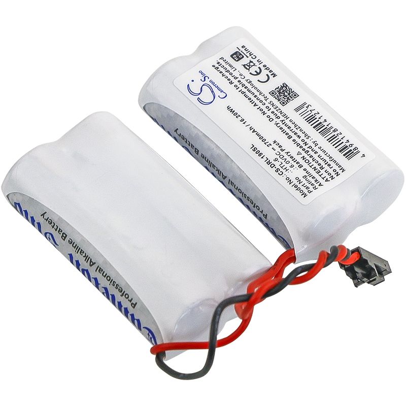 Alkaline Battery fits Saflock, 6800121, S90040, Select 6 6.0V, 2700mAh Door Lock Cameron Sino Technology Limited