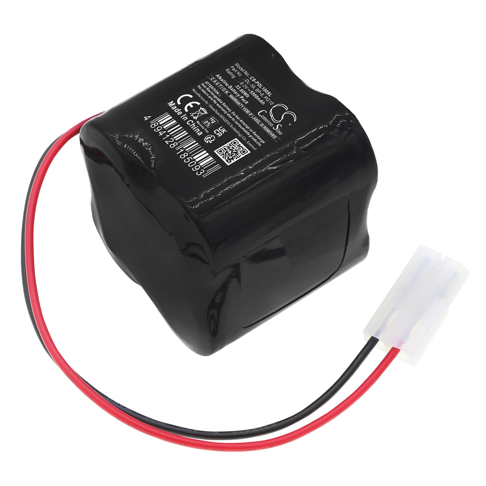 Alkaline, Door Lock Battery fits Panic Door Bp6, 6.0V, 5500mAh Door Lock Cameron Sino Technology Limited