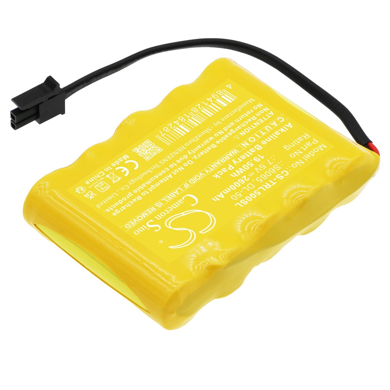 Alkaline, Door Lock Battery fits Trilogy Dl2700cr, Dl2700db, 7.5V, 2600mAh Door Lock Cameron Sino Technology Limited