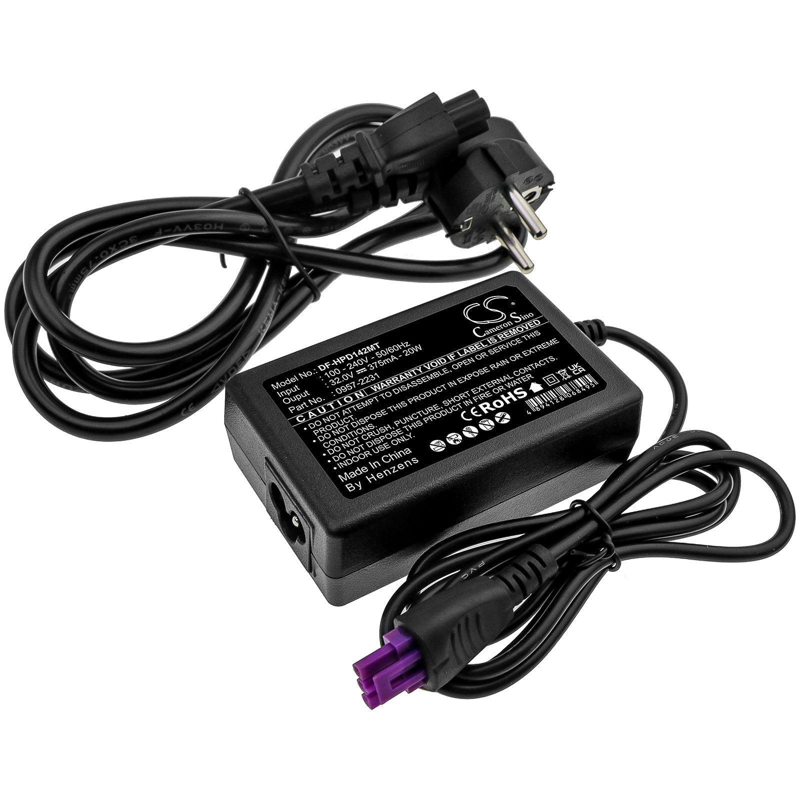 Battery Charger fits Hp, Deskjet D1420, Deskjet D1430, Deskjet D1445 Printer Adapter Cameron Sino Technology Limited