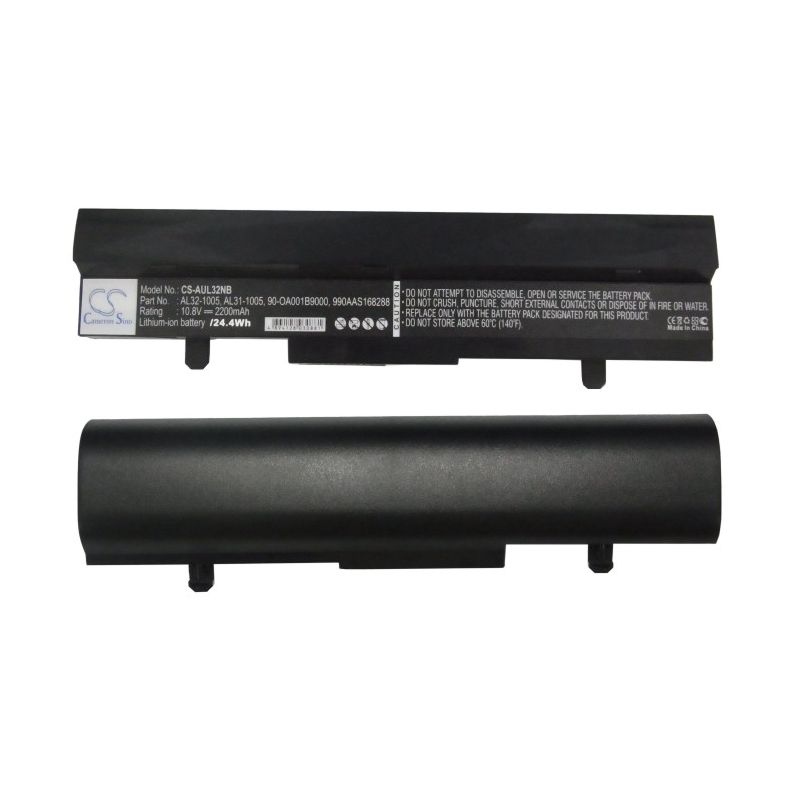 Black 10.8V 2200mAh Asus, Eee Pc 1001ha, Eee Pc 1005, Eee Pc 1005h Replacement Battery Notebook & Laptop Cameron Sino Technology Limited