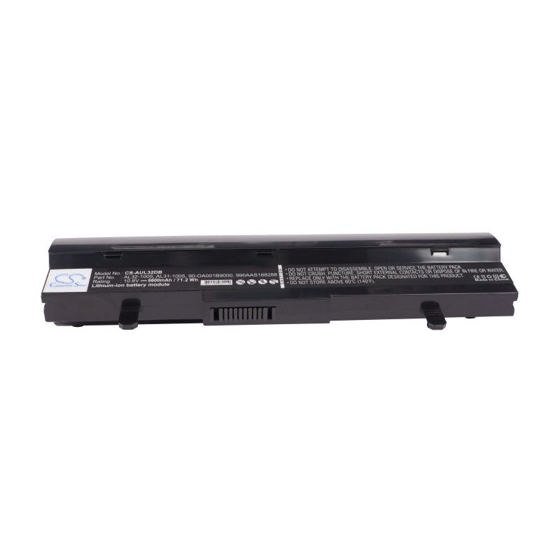 Black 10.8V 6600mAh Asus, Eee Pc 1001ha, Eee Pc 1005, Eee Pc 1005h Replacement Battery Notebook & Laptop Cameron Sino Technology Limited