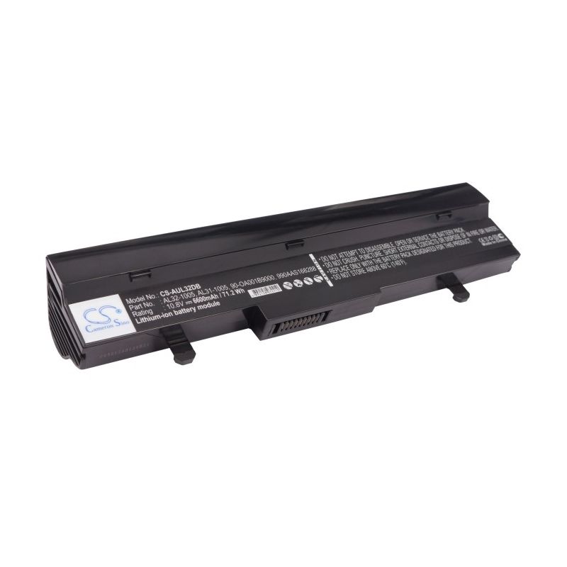 Black 10.8V 6600mAh Asus, Eee Pc 1001ha, Eee Pc 1005, Eee Pc 1005h Replacement Battery Notebook & Laptop Cameron Sino Technology Limited