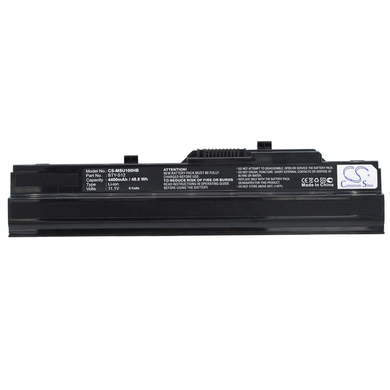 Black 11.1V 4400mAh Advent, 4211, 4212, Ahtec Replacement Battery Notebook & Laptop Cameron Sino Technology Limited