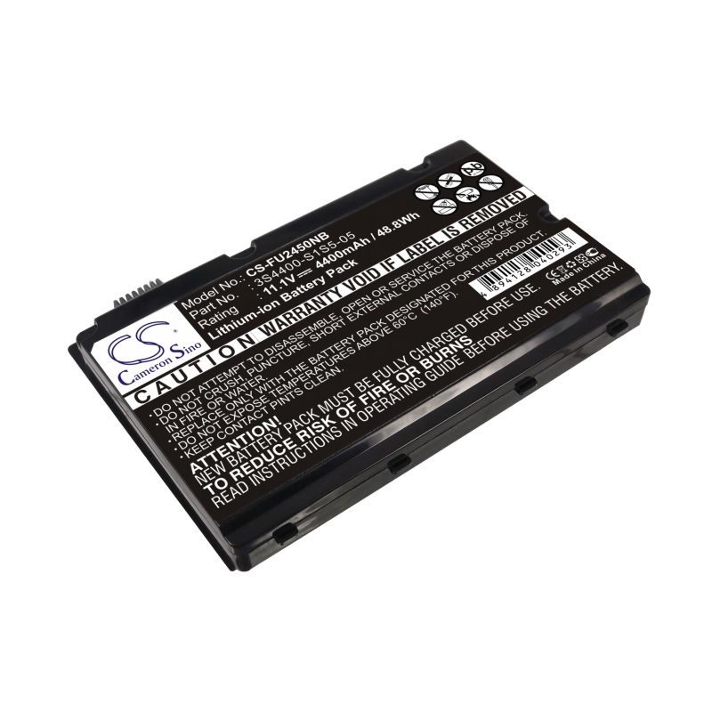 Black 11.1V 4400mAh Fujitsu, amilo C7000, amilo C7002, amilo C7010 Replacement Battery Notebook & Laptop Cameron Sino Technology Limited