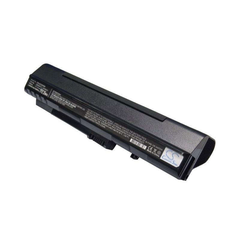 Black 11.1V 6600mAh Acer, Aspire One, Aspire One 531h, Aspire One 531h-1440 Replacement Battery Notebook & Laptop Cameron Sino Technology Limited