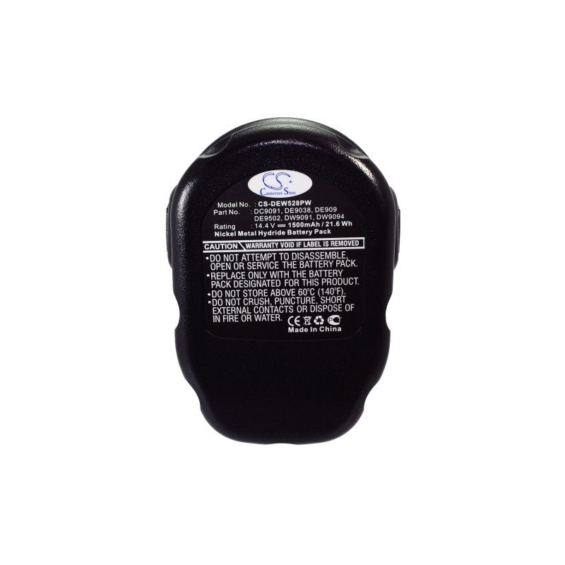 Black 14.4V 1500mAh Dewalt, Dc528 Flashlight, Dc551ka, Dc612ka Replacement Battery Power Tools Cameron Sino Technology Limited