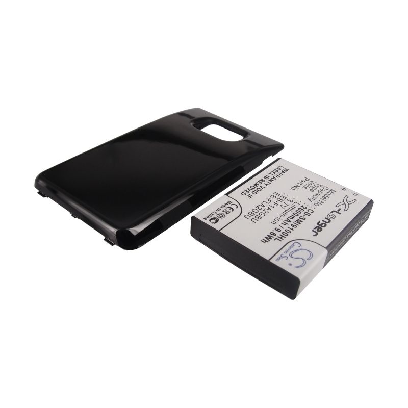 Black 3.7V 2600mAh Samsung, galaxy s ii, galaxy s2, gt-i9100 Replacement Battery Mobile & SmartPhone Cameron Sino Technology Limited