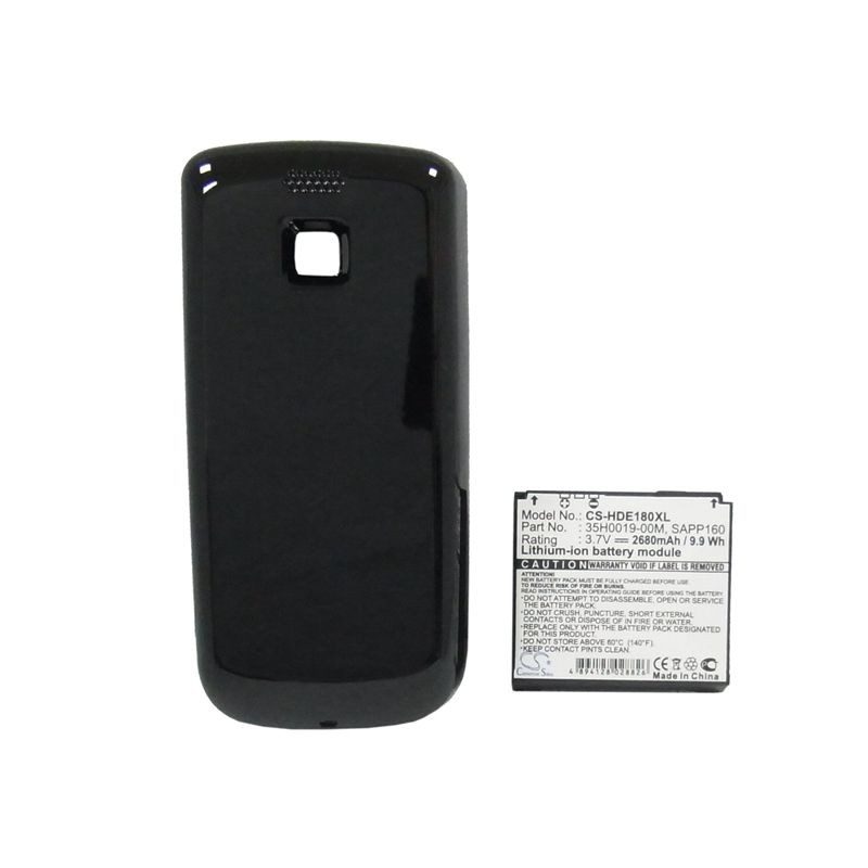 Black 3.7V 2680mAh Htc, a6161, magic, pioneer Replacement Battery Mobile & SmartPhone Cameron Sino Technology Limited